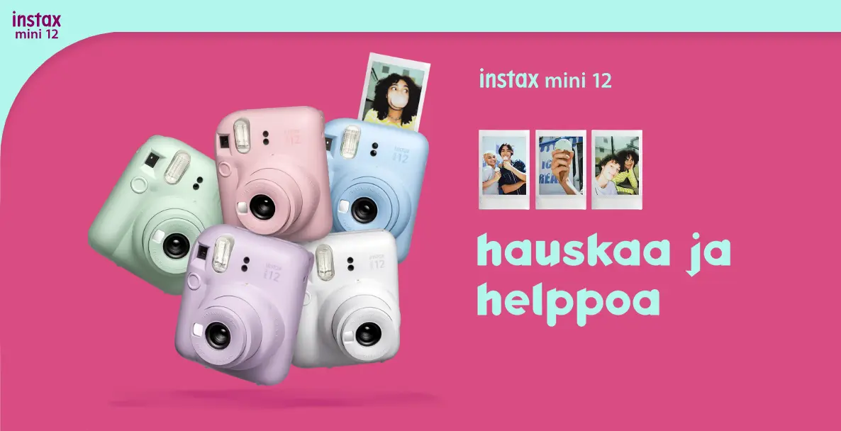 Fujifilm Instax Mini kamera t tuovat hauskuutta ja helppottu kuvaamiseen