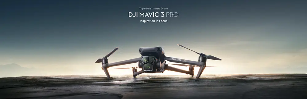 DJI Mavic 3 Pro drone kolmella kameralla
